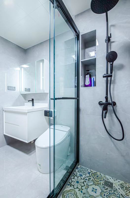 淋浴房,卫生间,现代简约风卫生间,现代简约风,现代简约风效果图,现代